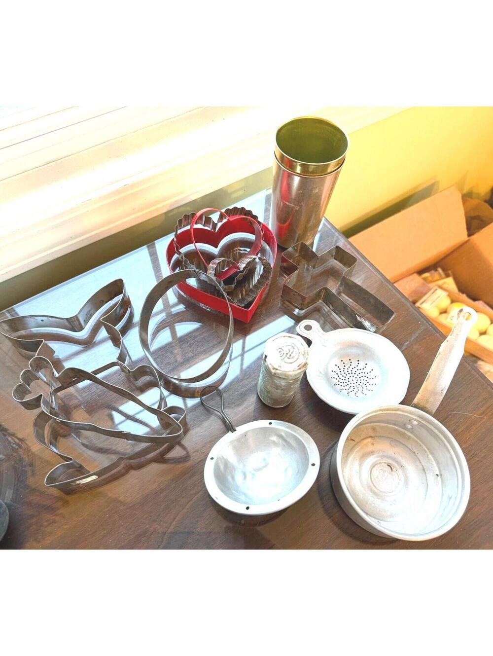 Lot Of 13 Old Vintage Antique Kitchen Tools, country, cottagecore